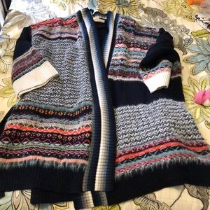Anthropologie belted cardigan sweater NWT